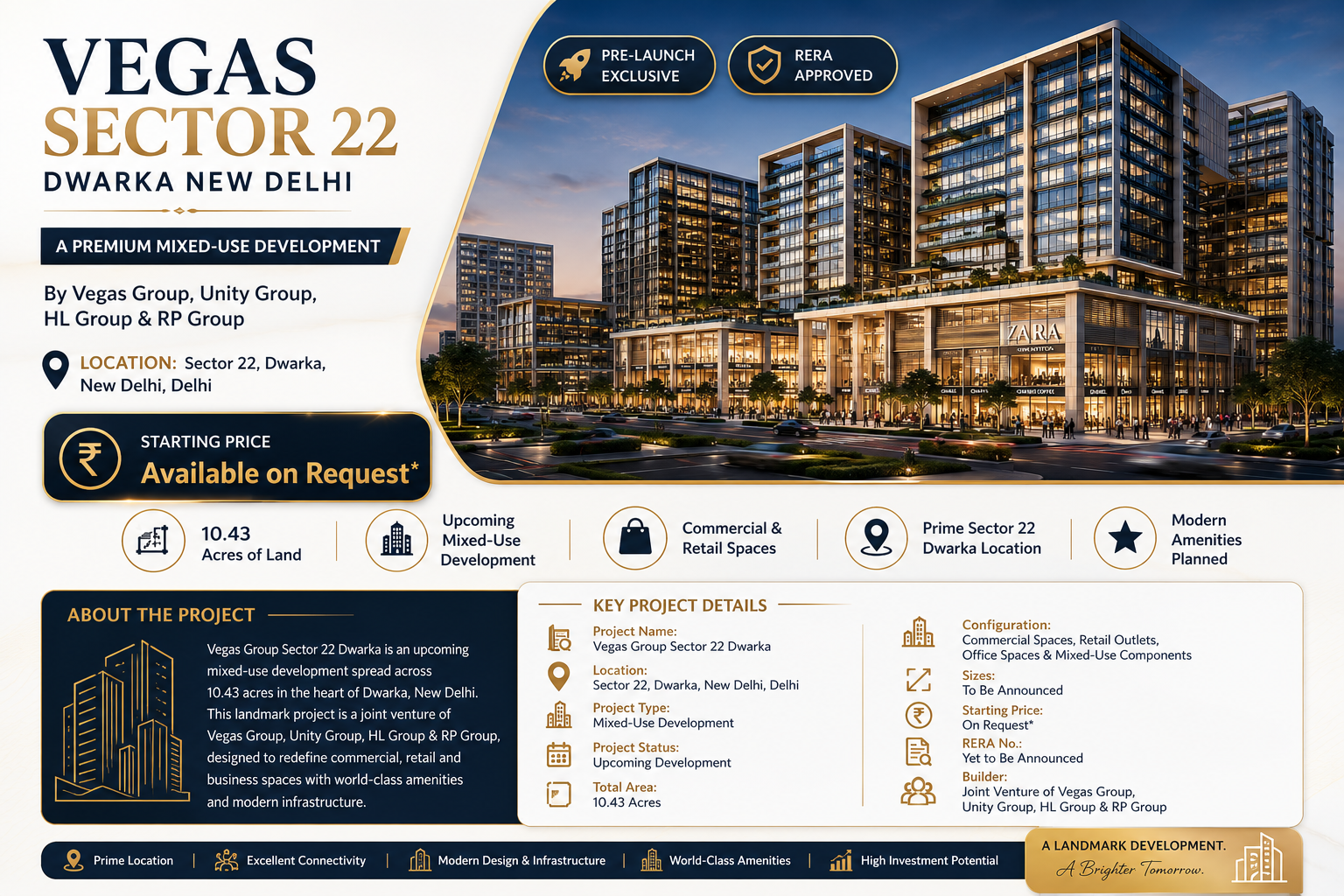 Vegas Sector 22 Dwarka - Premium Mixed-Use Development